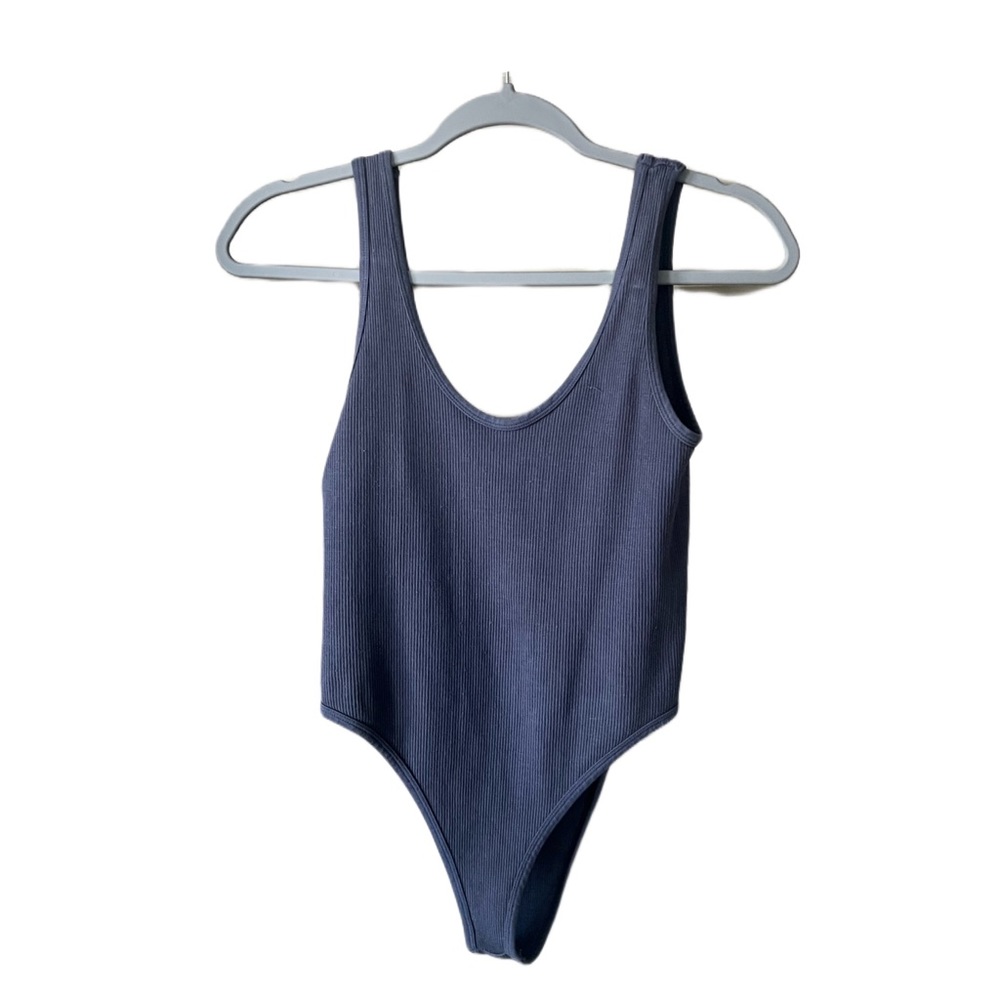 LANE 201 navy bodysuit